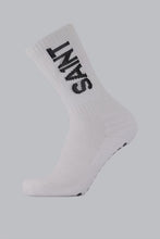 Load image into Gallery viewer, SA1NT Cotton/Nylon Grip Socks | White